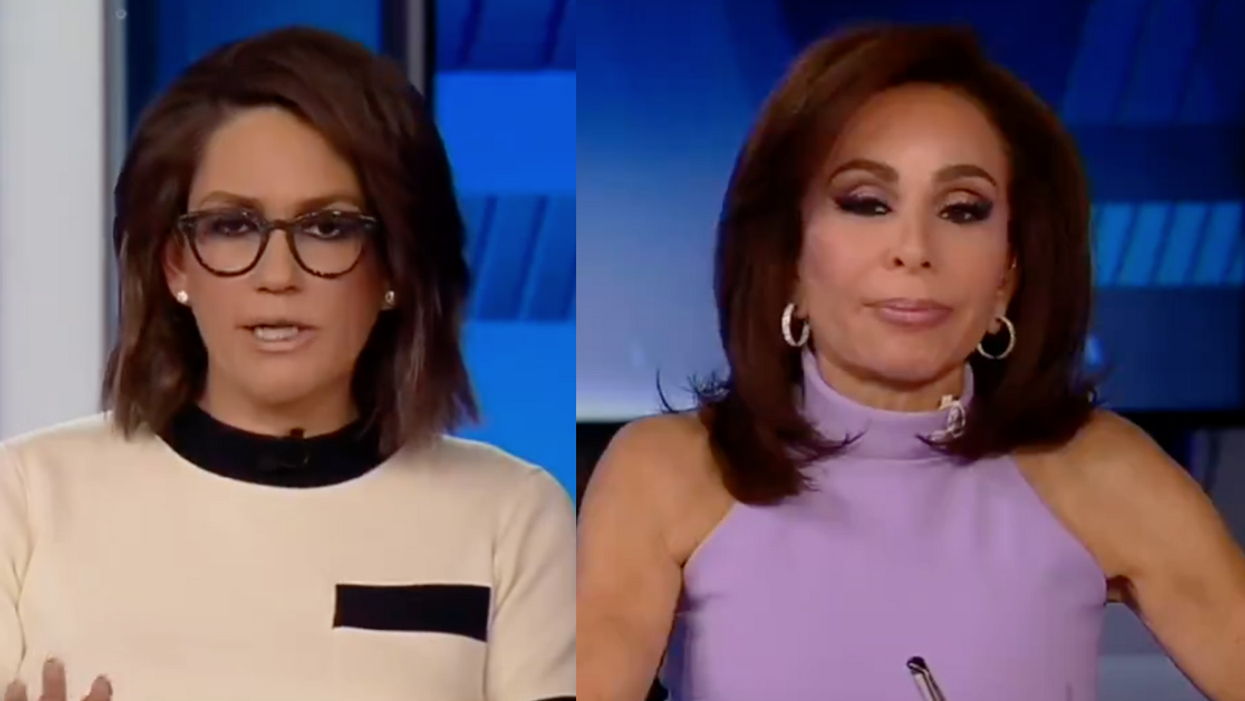 Screenshots of Jessica Tarlov and Jeanine Pirro