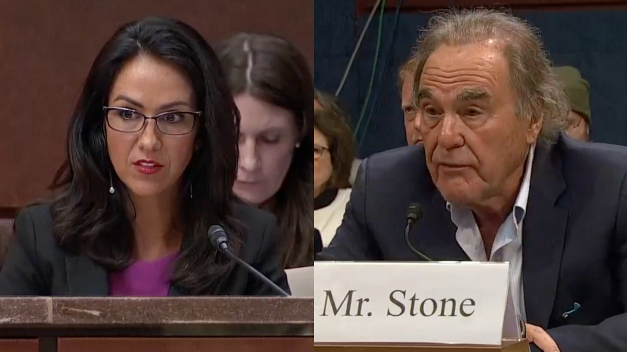 Screenshots of Lauren Boebert and Roger Stone