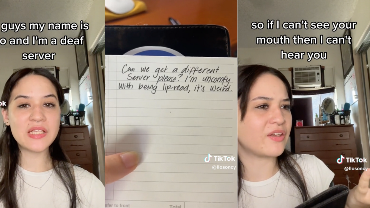 screenshots of @llosoncy TikTok video