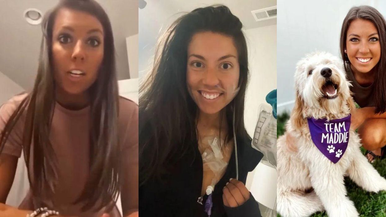 Screenshots of Maddie Russo from her socials