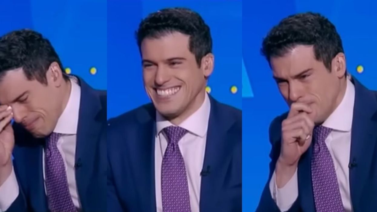 Screenshots of new GMA weekend co-anchor Gio Benitez