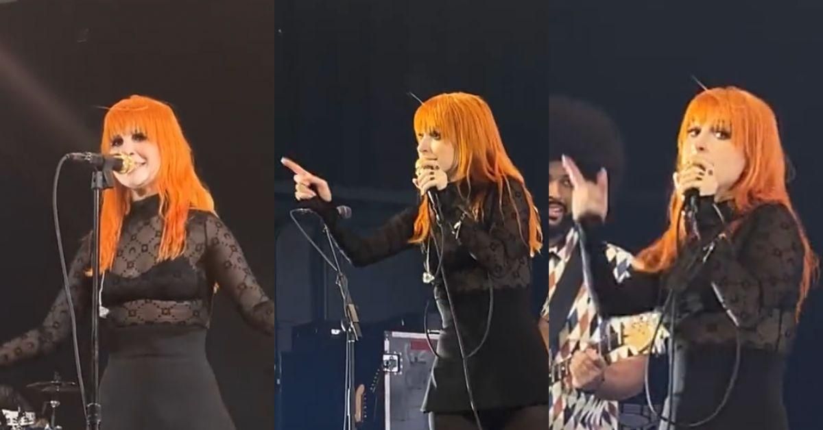 Screenshots of Paramore lead singer Hayley Williams 