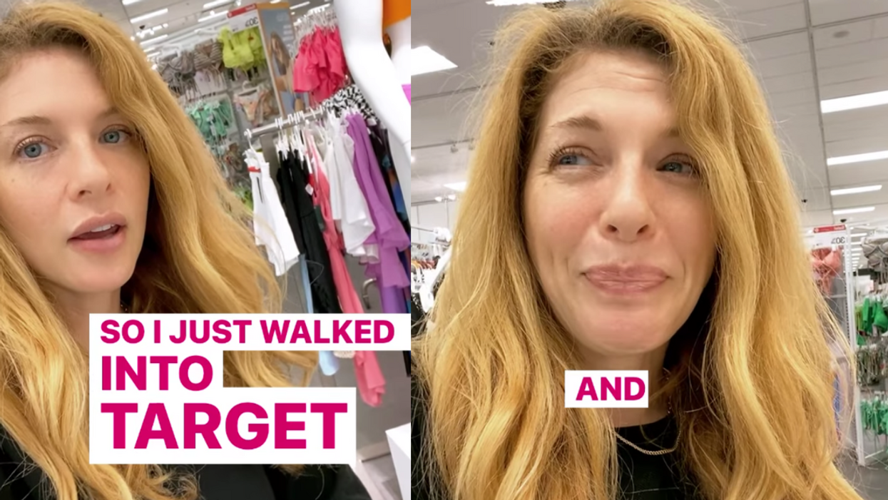 screenshots of Rachelle Lefevre from TikTok