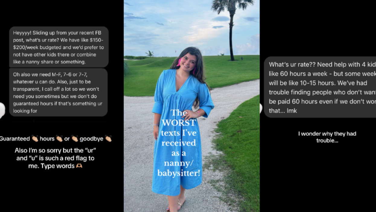 Screenshots of Sophia Pagliuca and some of the messages she's received