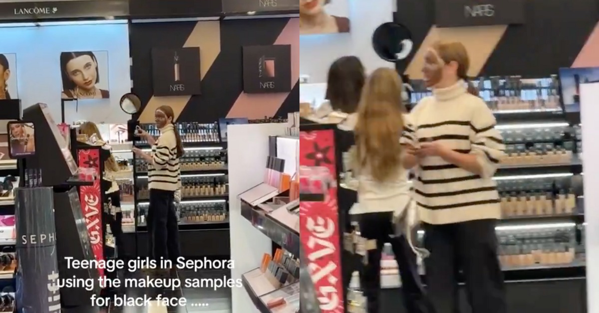 Teens Kicked Out Of Sephora For Using Makeup As Blackface VIDEO