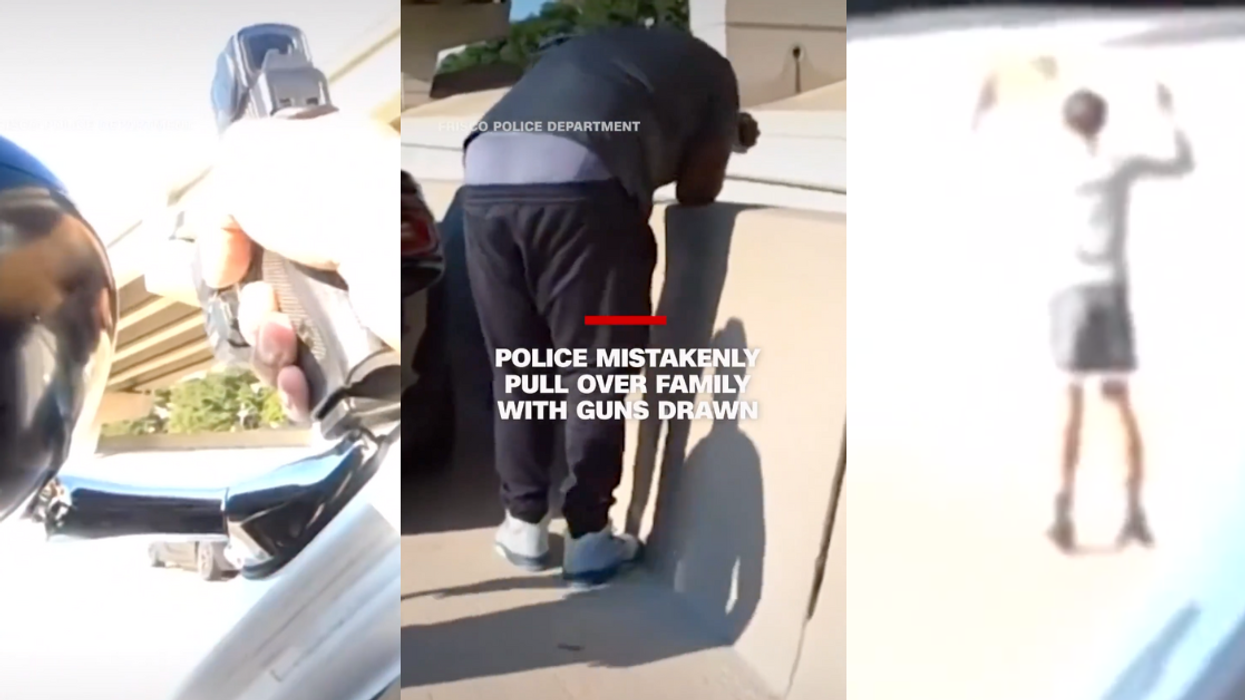 Screenshots of the traffic stop