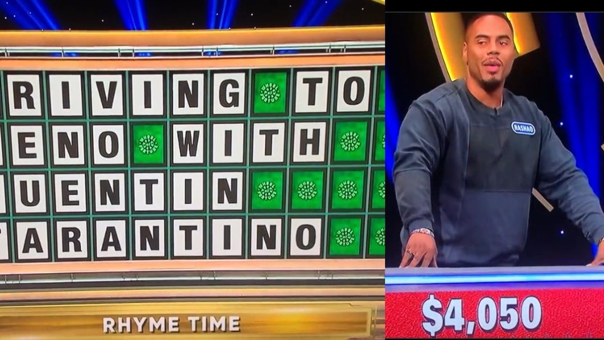 Screenshots of the unsolved puzzle and ex-NFL running back Rashad Jennings