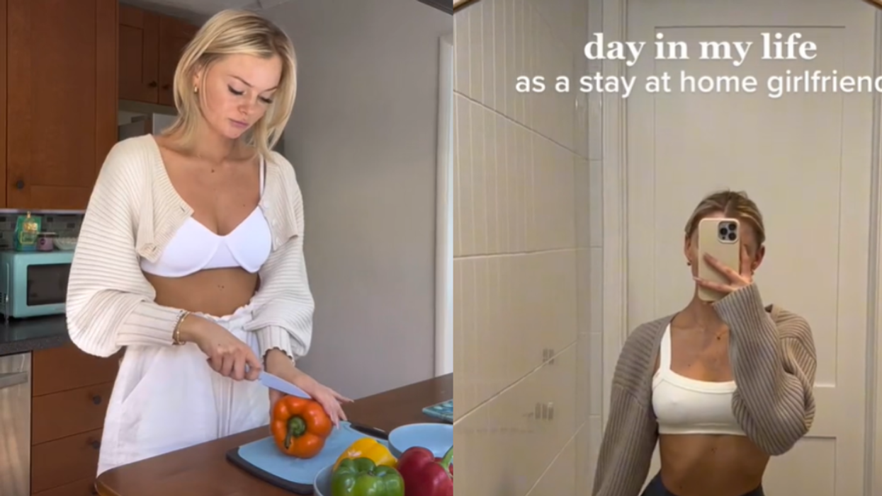 screenshots of TikTok video by @kendelkay