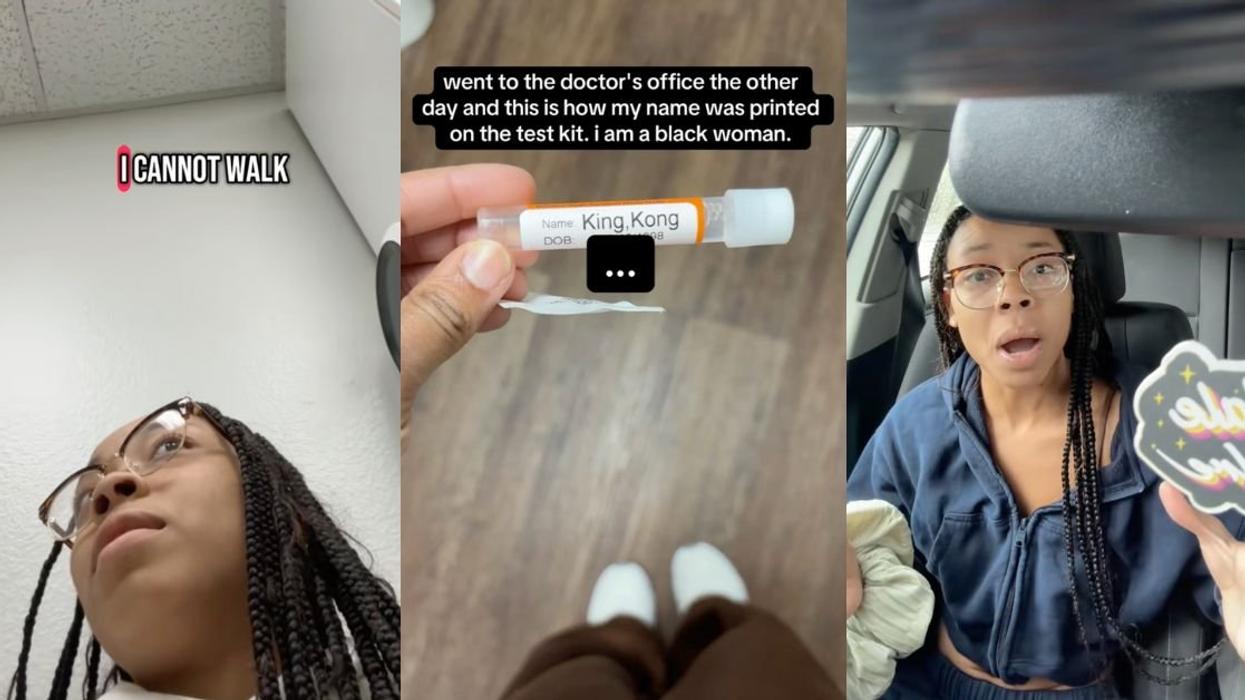 Screenshots of TikToker Kierra King from her videos