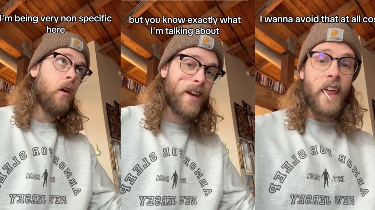 Screenshots of TikToker @realandrewbriggs