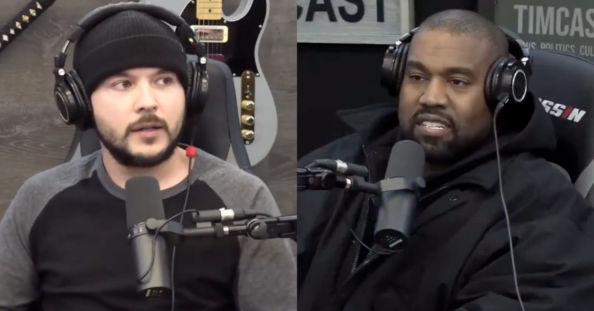 Screenshots of Tim Pool and Ye