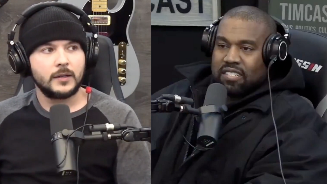 Screenshots of Tim Pool and Ye