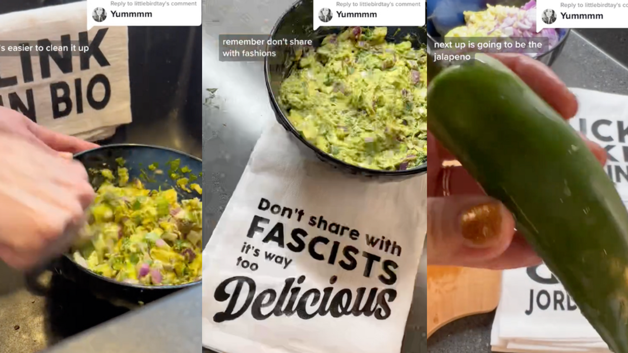 Screenshots of @timecapsuledesign making guacamole
