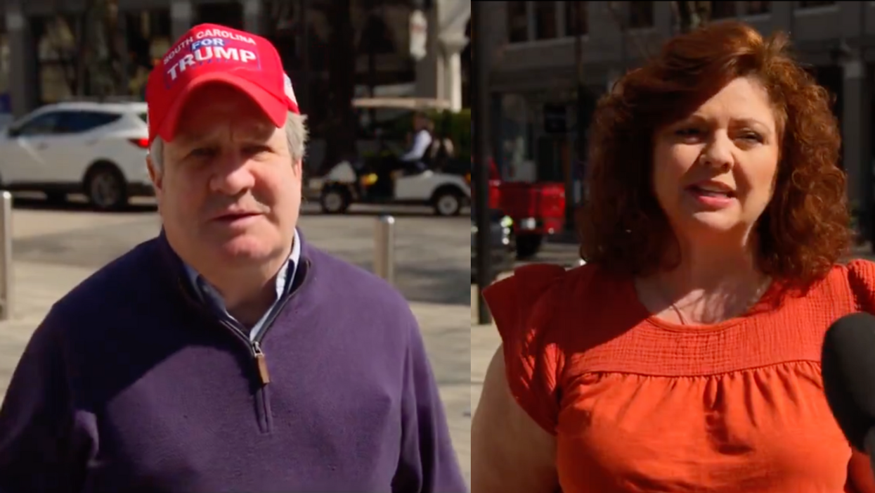 Screenshots of Trump supporters who spoke to Jimmy Kimmel Live