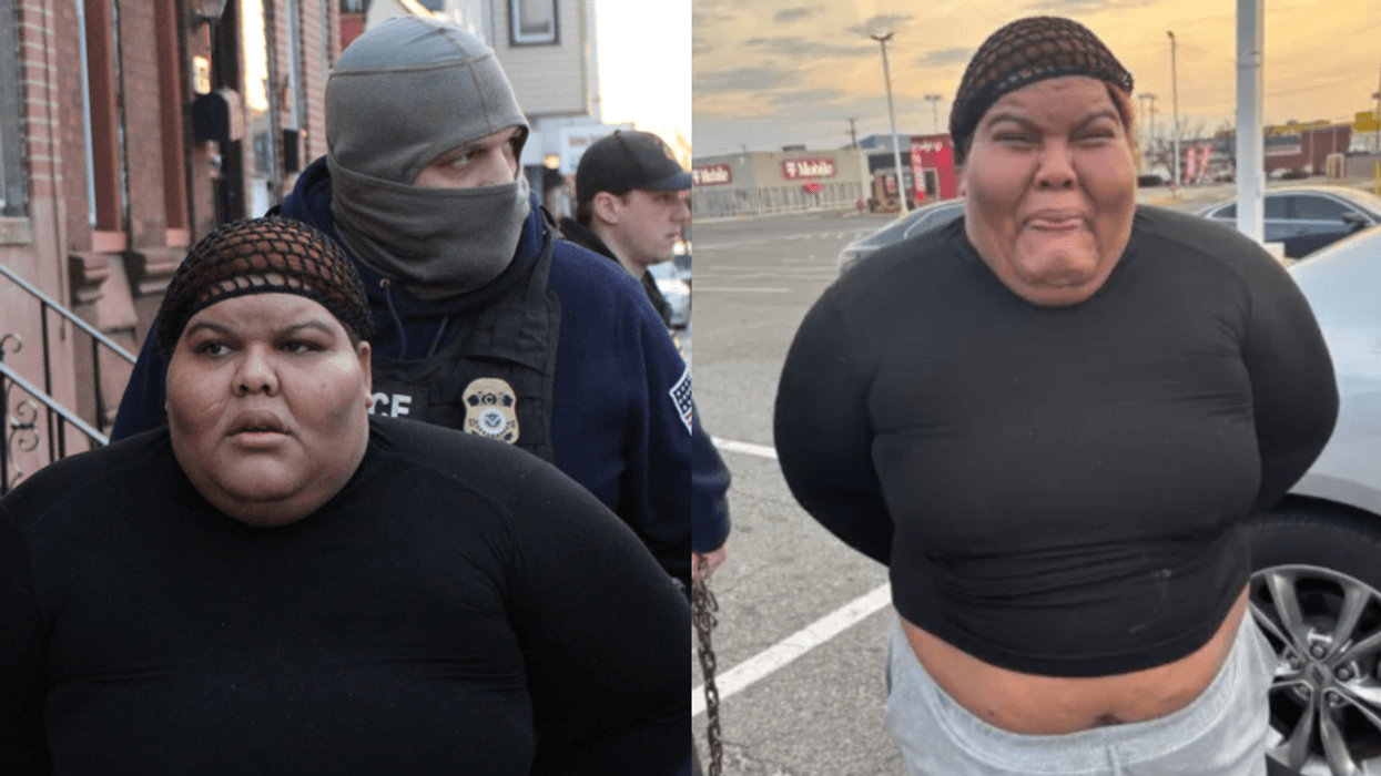Screenshots of Virginia Basora-Gonzalez's arrest