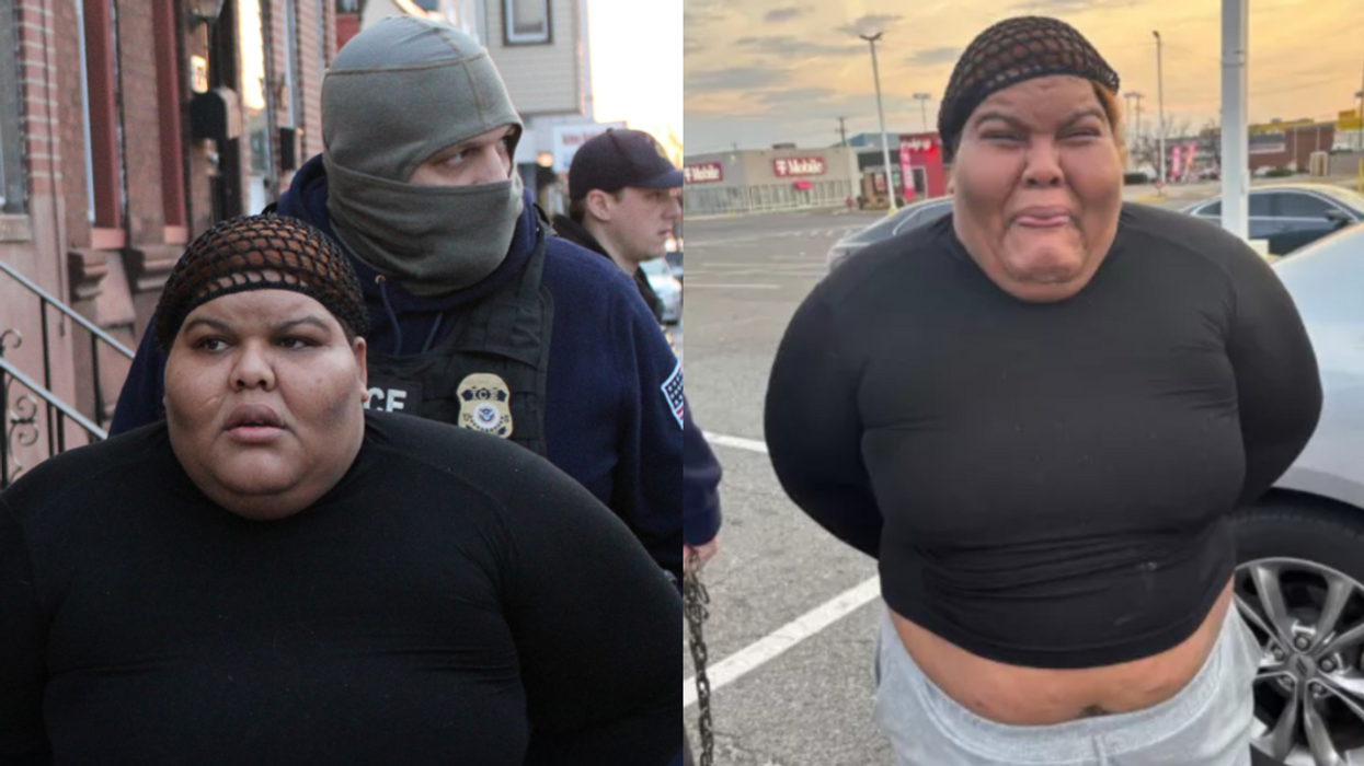 Screenshots of Virginia Basora-Gonzalez's arrest