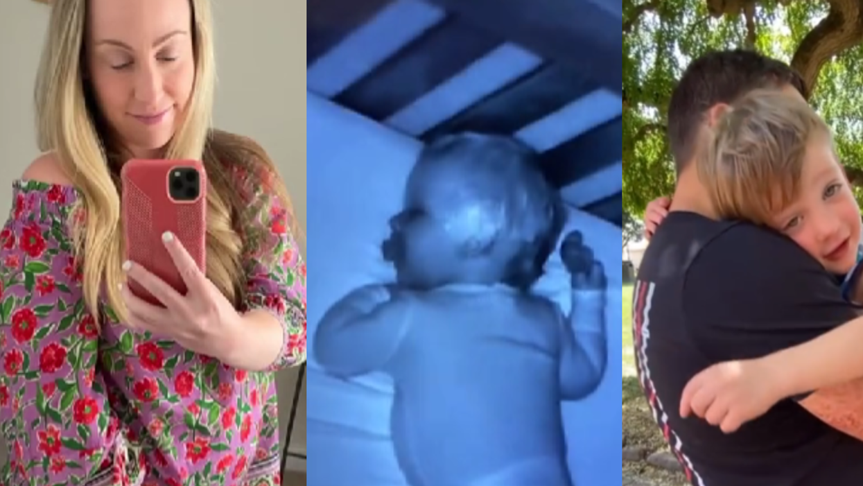 screenshots of @whitneylynallen, her children and her late husband
