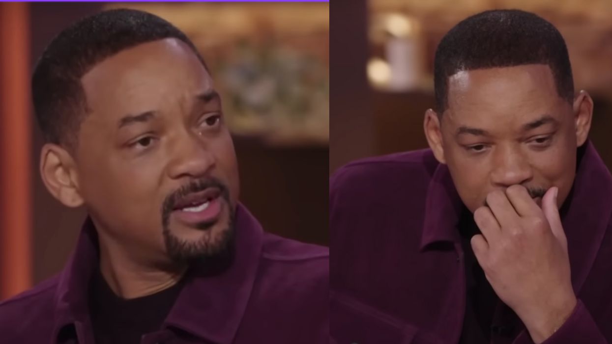 screenshots of Will Smith on "The Daily Show"