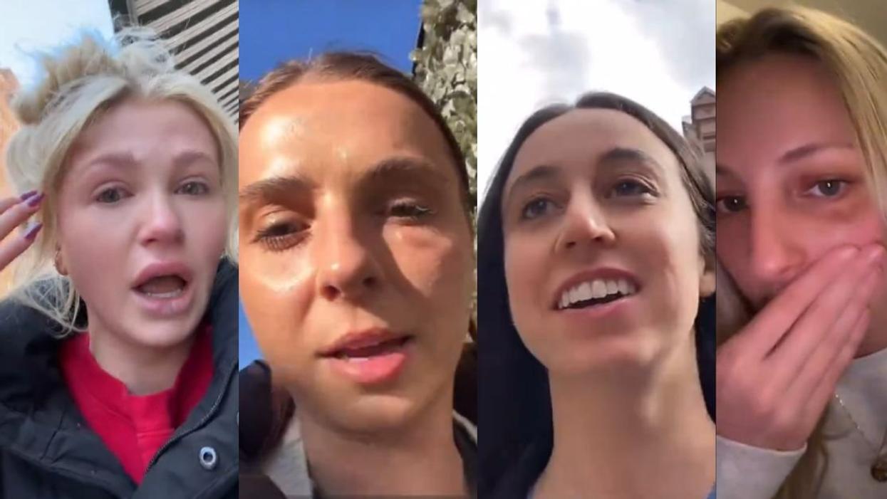 Screenshots of women who were victims of random attacks in NYC.