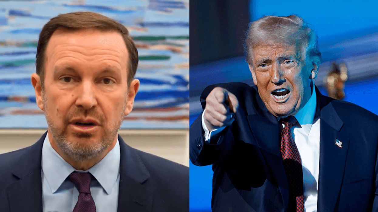 Senator Chris Murphy, President Donald Trump