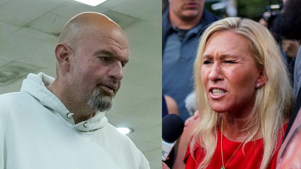 Senator John Fetterman; Representative Marjorie Taylor Greene