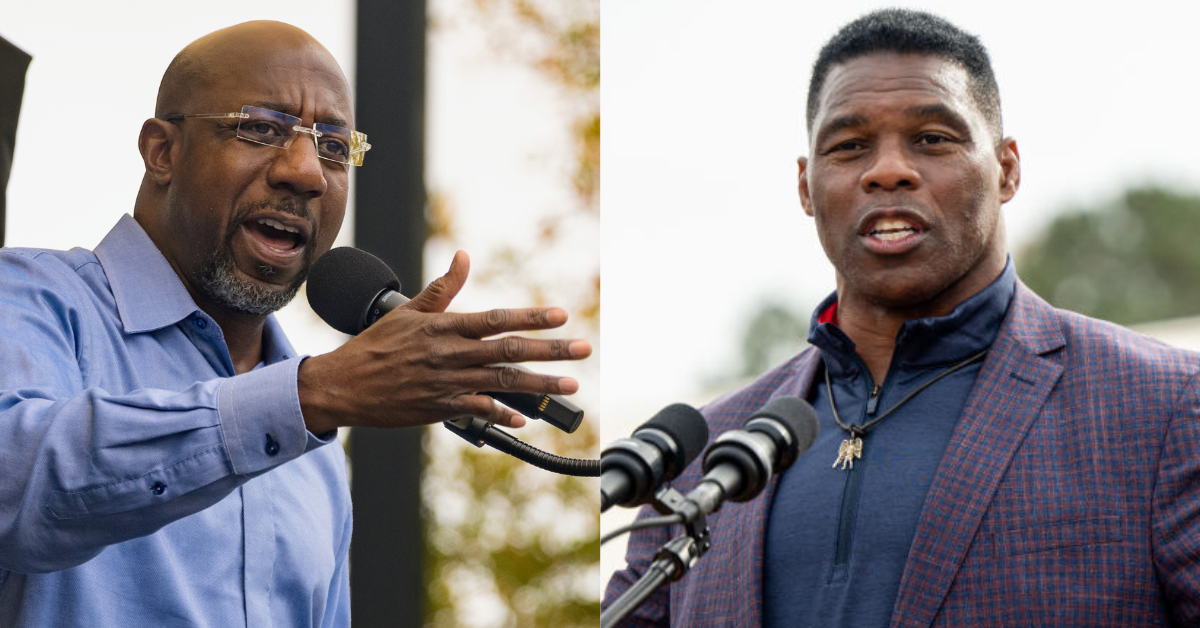 Senator Raphael Warnock; Herschel Walker