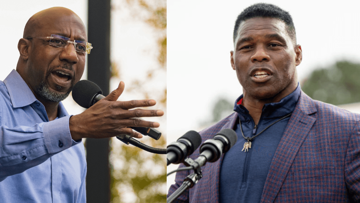 Senator Raphael Warnock; Herschel Walker