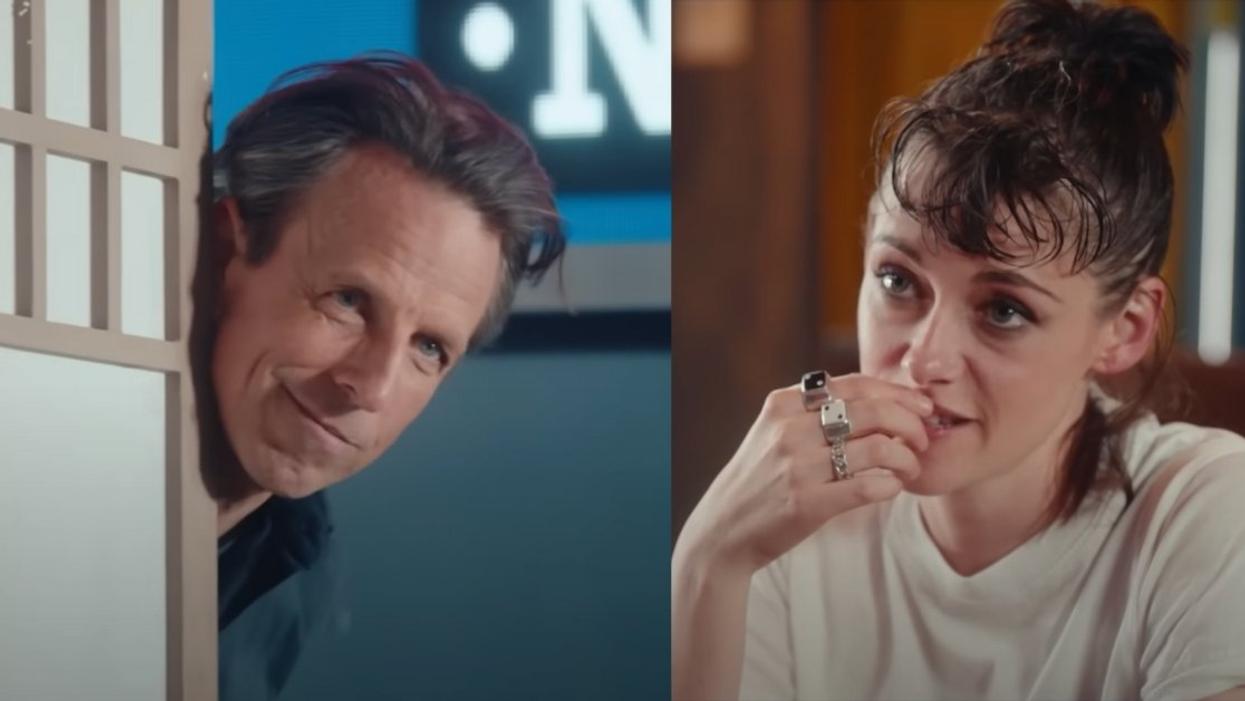 Seth Meyers; Kristen Stewart
