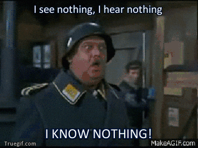 Sgt. Schultz GIF
