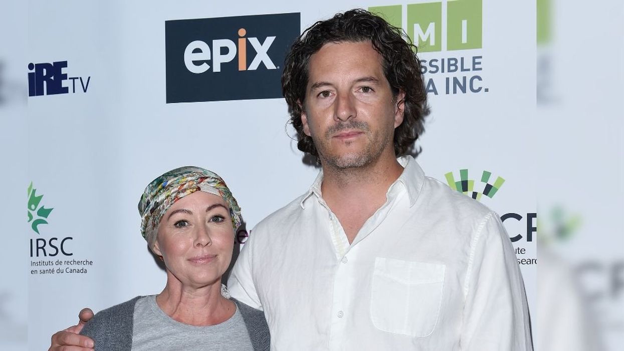 Shannen Doherty and Kurt Iswarienko