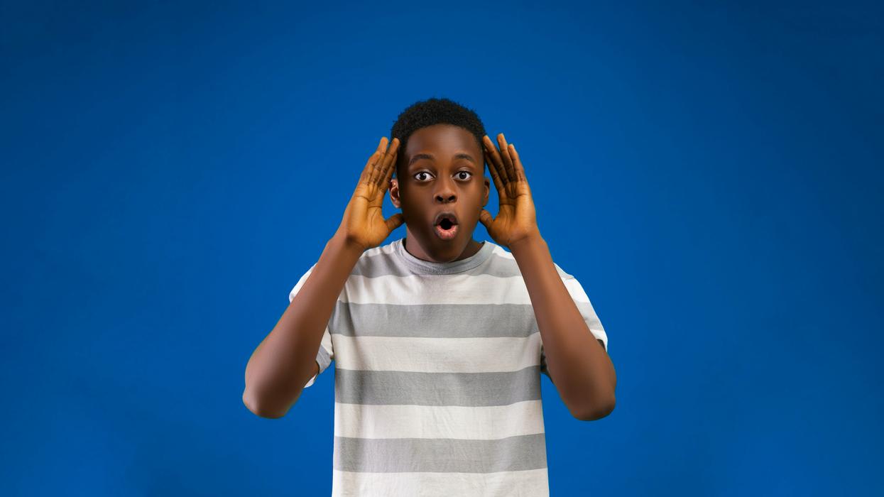 Shocked man