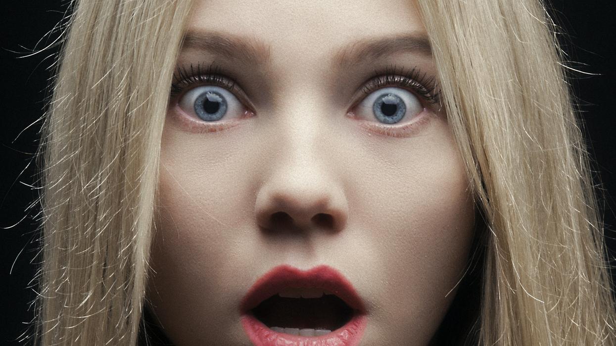 Shocked woman