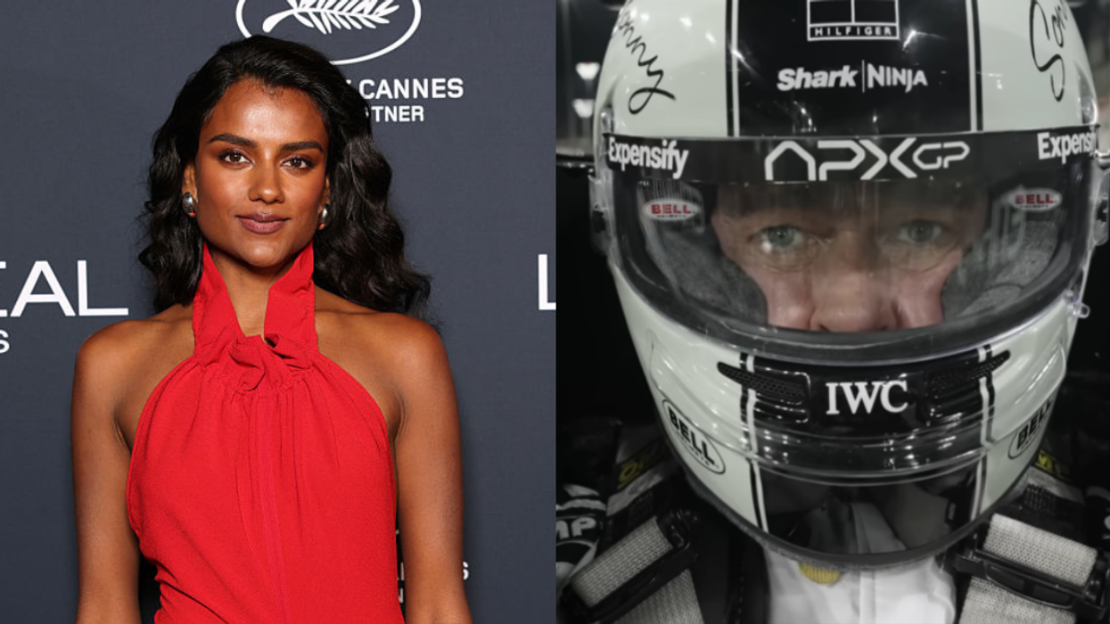 Simone Ashley; Brad Pitt in 'F1'