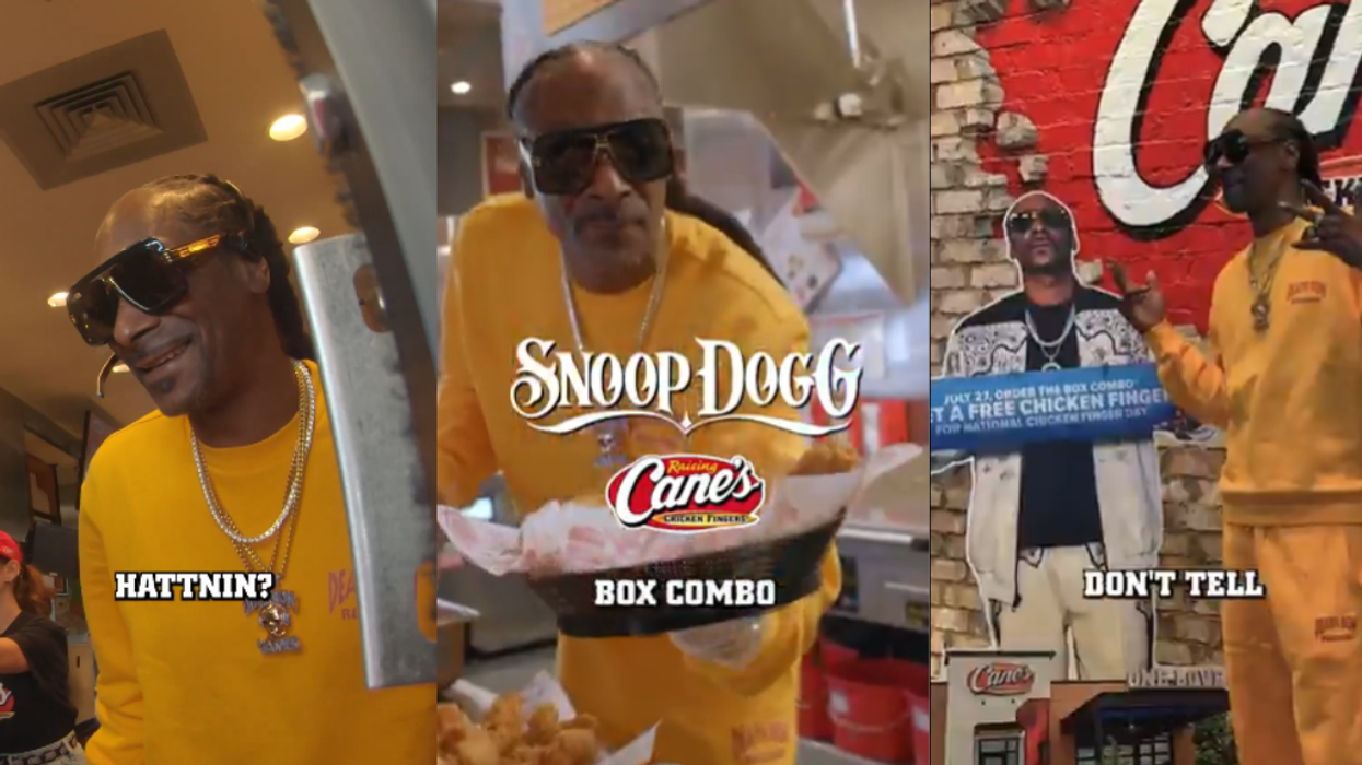 Snoop Dogg at Raising Cane's