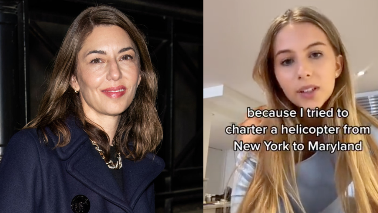 Sofia Coppola; TikTok screenshot of Romy Mars