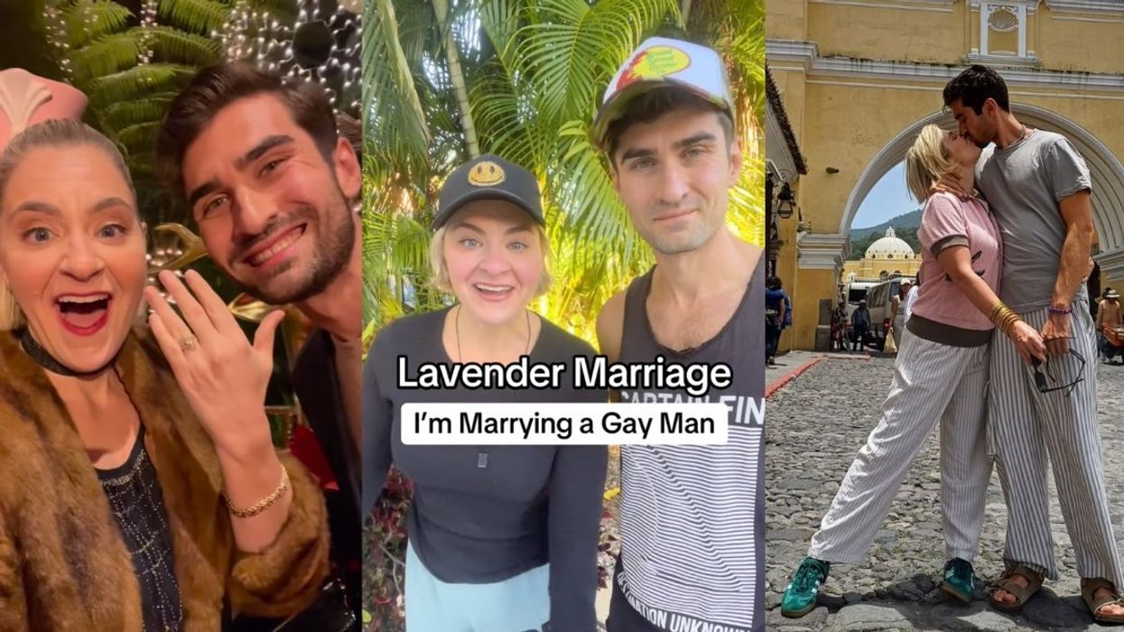 Split screen of images of Samantha Greenstone and Jacob Hoff