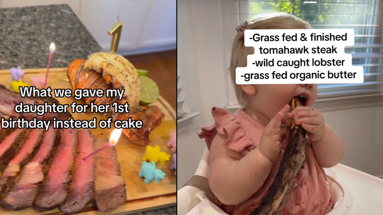 Split screenshots from @dani_fitmom’s TikTok