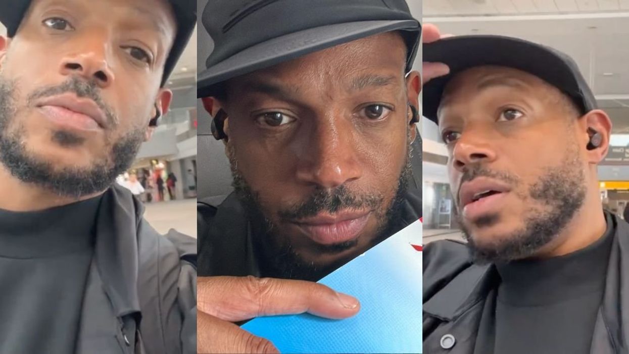 Split screenshots of Marlon Wayans from Instagram