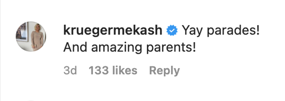 Sscreenshot of kruegermekash's post on Instagram
