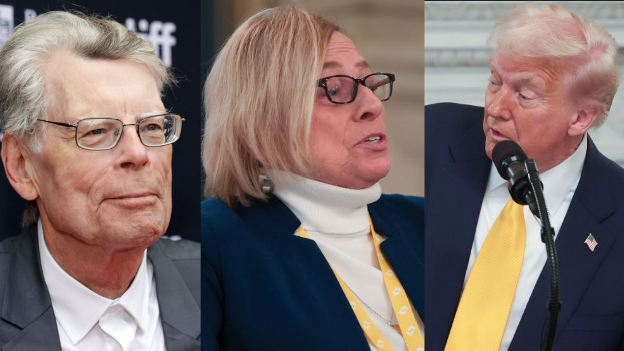 Stephen King; Janet Mills; Donald Trump