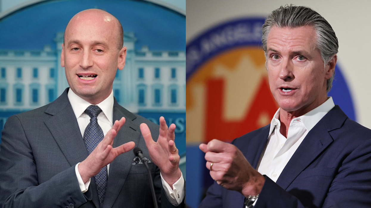 Stephen Miller; Gavin Newsom