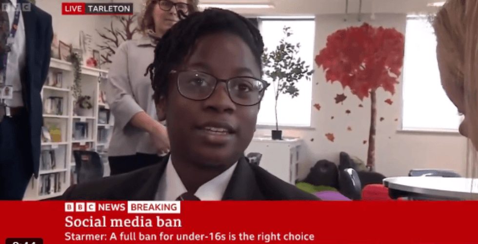 Teen Goes Viral After She's Asked What She'll Do Now That The UK Has Banned Social Media For Kids 16 And Under