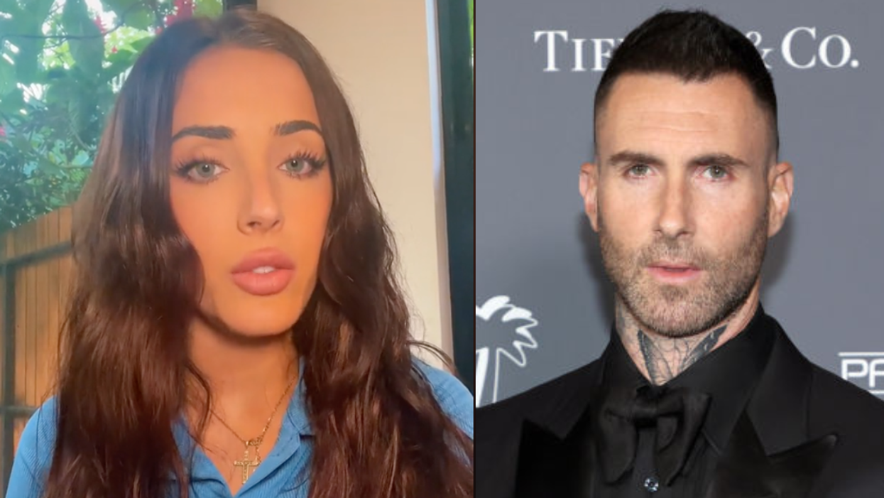 Sumner Stroh and Adam Levine