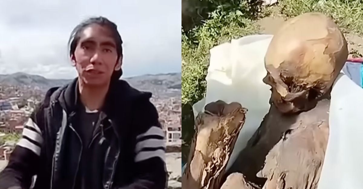Suspect; a mummified male