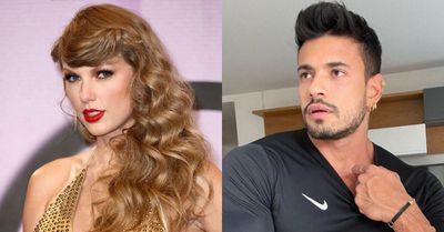 Gay OnlyFans Star Alejo Ospina Tattoos Taylor Swift Lyrics On Leg ...