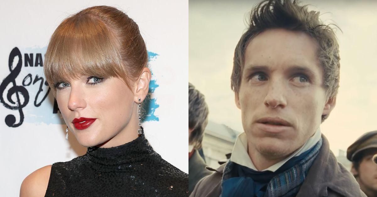 Taylor Swift; Eddie Redmayne from "Les Miserables"