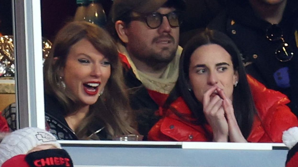 Taylor Swift with Caitlin Clark
