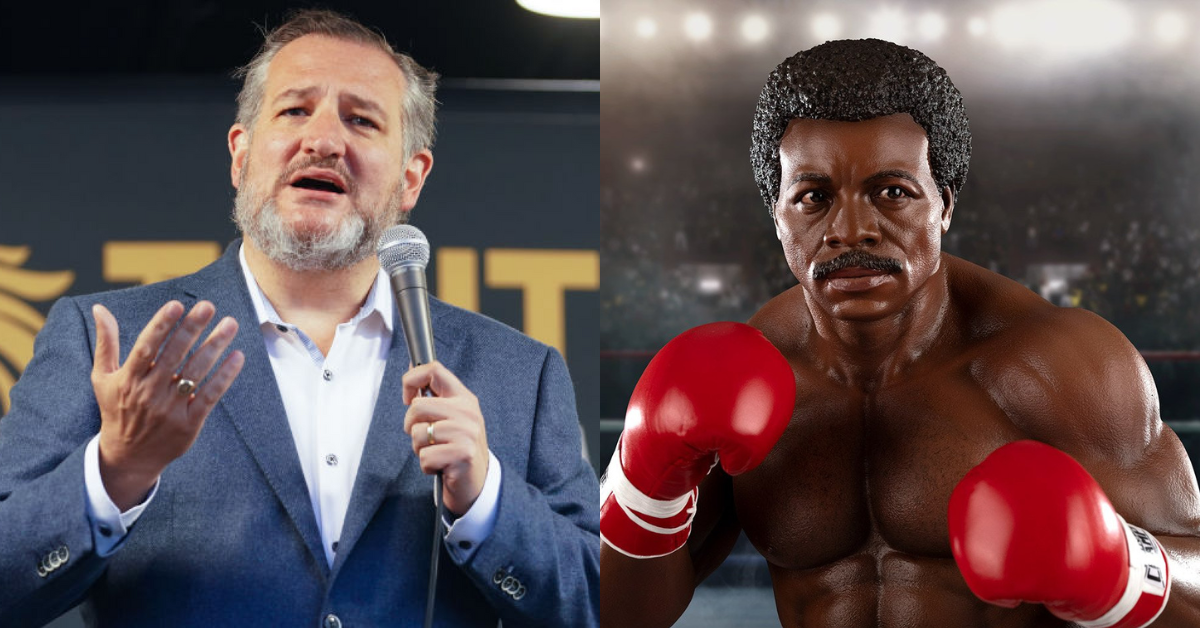 Ted Cruz; Carl Weathers as Apollo Creed