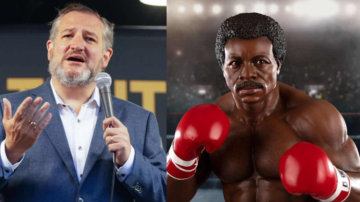 Ted Cruz; Carl Weathers as Apollo Creed