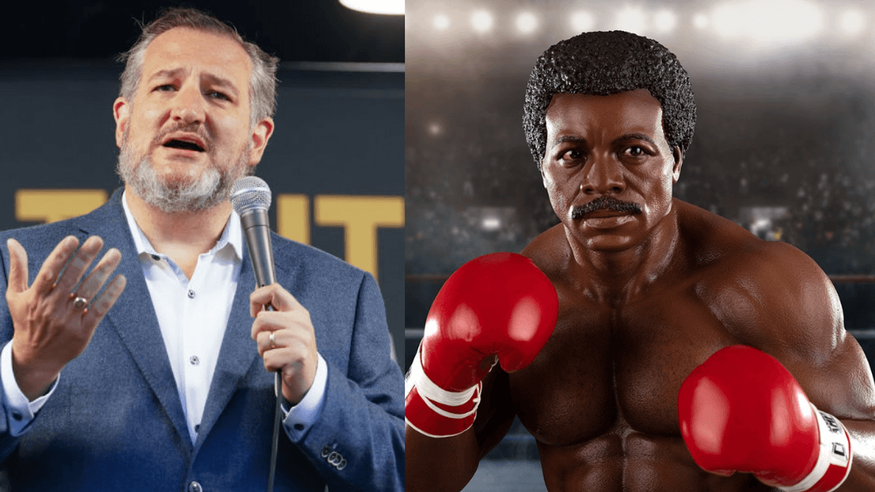 Ted Cruz; Carl Weathers as Apollo Creed